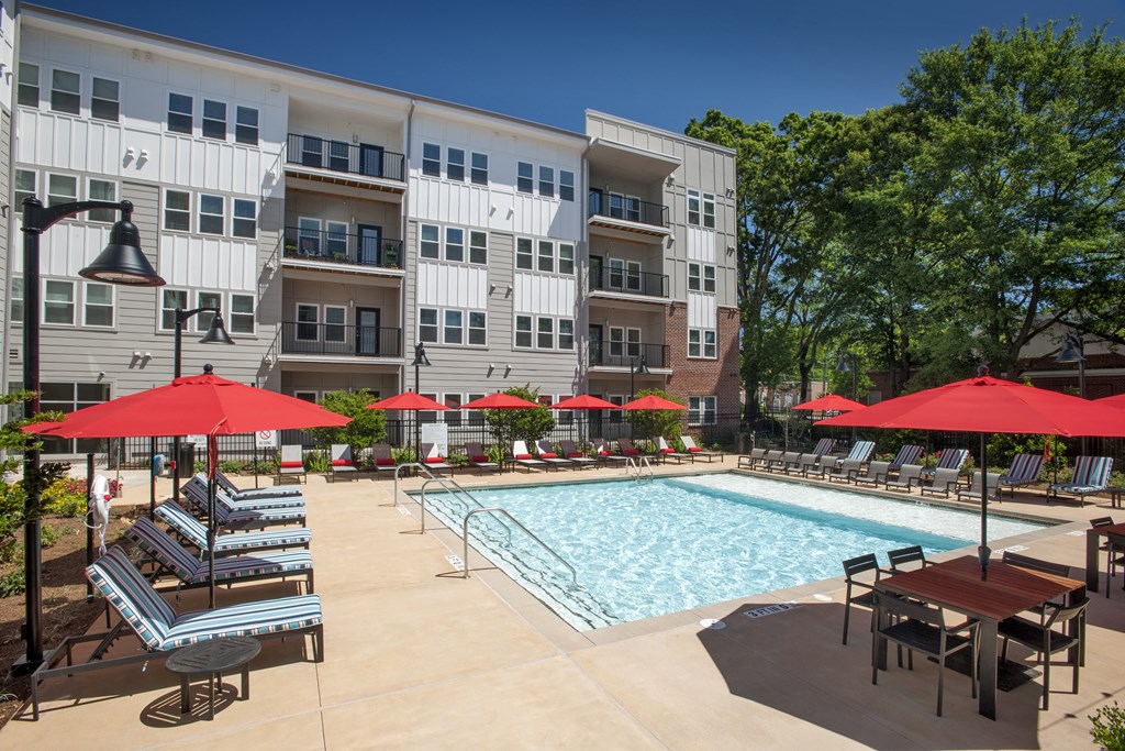 our apartments showcase an unique swimming pool at Marley EAV, Atlanta, GA, 30316