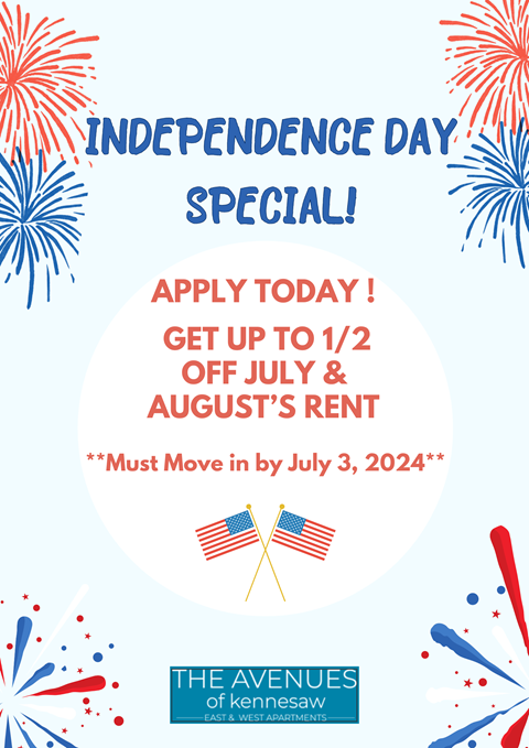 a poster for independence day special with fireworks in the background
