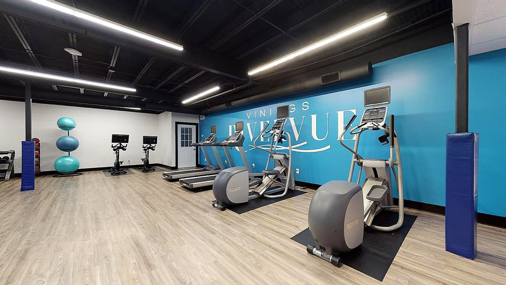Peloton Bike And Training Space at Vinings RiverVue Apartments, Georgia