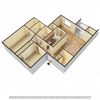 The Vue at St. Andrews, Columbia South Carolina, 2x2 3D floorplan