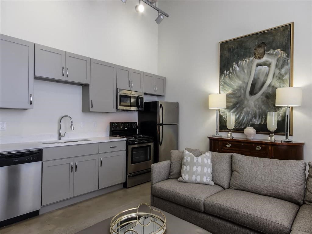 Land Bank Lofts in Columbia, SC studio layouts