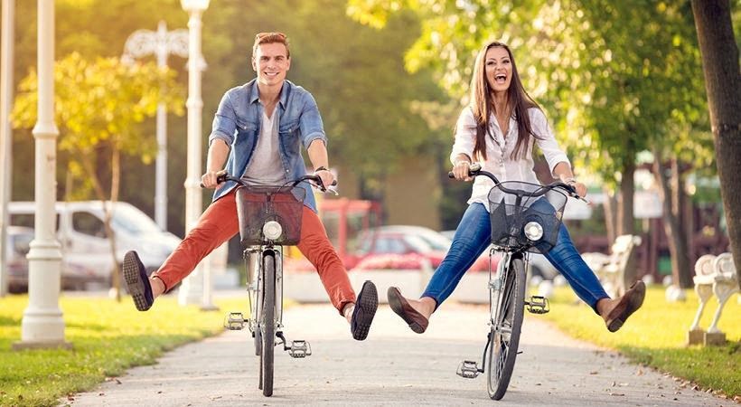 Man And Woman On Cycle at Enclave at Bluffton Park, South Carolina, 29910