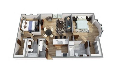 Charleston Floor Plan at Enclave at Bluffton Park, Bluffton, South Carolina