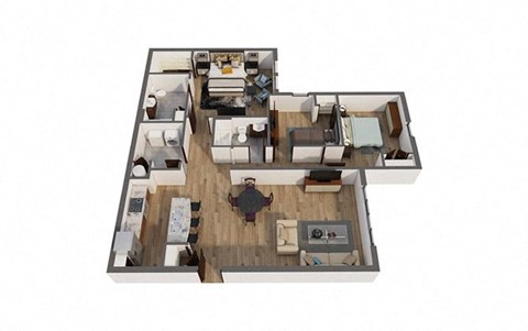 Savannah Floor Plan at Enclave at Bluffton Park, South Carolina