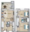 2 Bed 1.5 Bath Silver