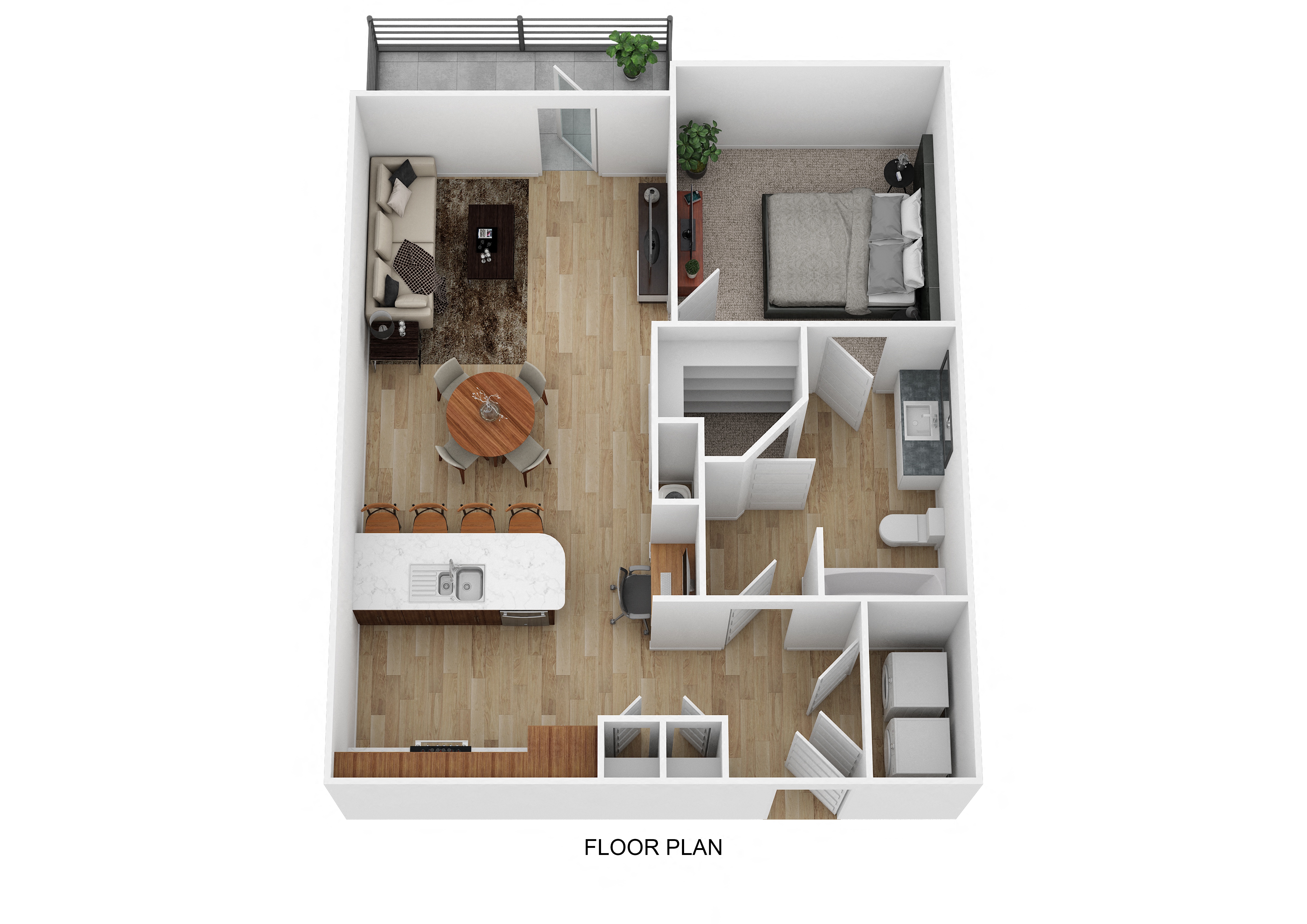the 1190 floor plan  studio apartment  460 sq ft