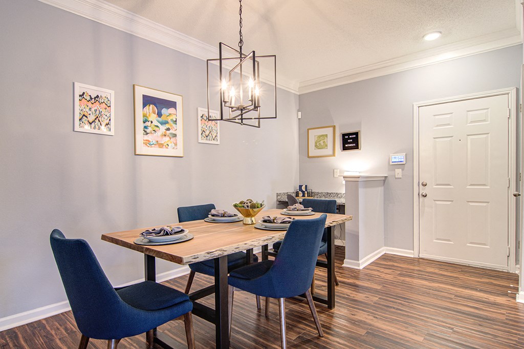 Decorated Dining Area at STONEGATE, Alabama, 35211
