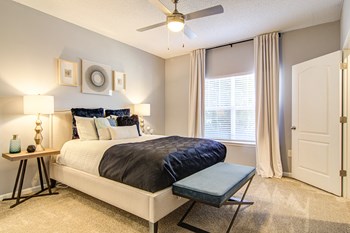 Comfortable Bedroom With Large Window at STONEGATE, Alabama - Photo Gallery 12