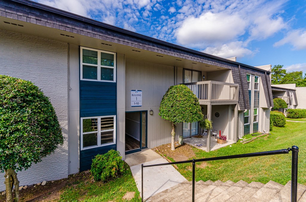 a building with a ramp leading up to the front door at Summit East Ridge, East Ridge, TN 37412