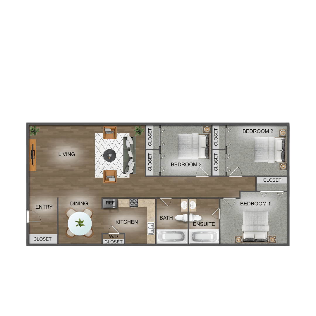 a floor plan of our apartments