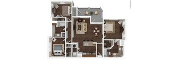 The Homestead Floor Plan at Reserves at 700, Texas, 79720