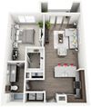 Rio 1Bed_1Bath Rio 1Bed_1Bath at Century Medical District, Dallas, Texas