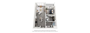 a 1 bedroom floor plan  summit  840 sq ft