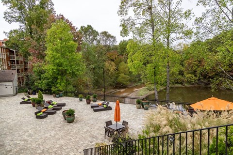 Outdoor at The Halsten at Vinings Mountain Apartments, Atlanta, 30339