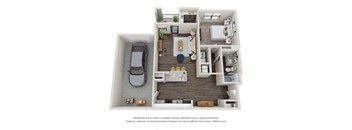 1 bedroom 1 bathroom floor plan Aat Laney, Georgia