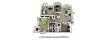 The Peachtree Floorplan  at Avenues at Holcomb Bridge, Peachtree Corners, Georgia