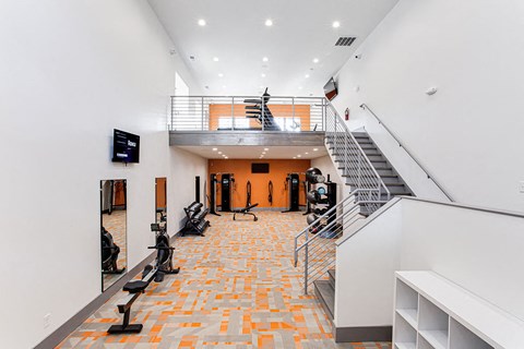 Two Level Fitness Center at The Carter 4250 Apartments, Norcross, Georgia