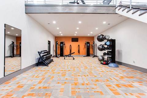 Flex Rooms With Fitness Space For Yoga, Spin And Pilates at The Carter 4250 Apartments, Norcross, 30093