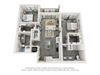 2 Bedroom 2 Bathroom B Floor plan 2 Bedroom 2 Bathroom B Floor plan at The Charles, Florida