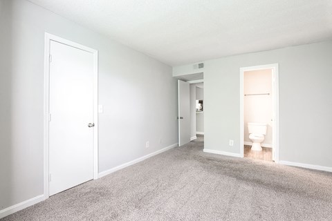 Carpeted Bedroom at The Chelsea, Norcross, Georgia