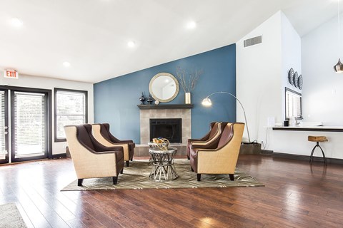 Community Clubroom at The Chelsea, Norcross, GA, 30093