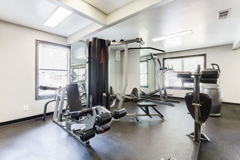 Fitness Center With Modern Equipment at The Chelsea, Georgia