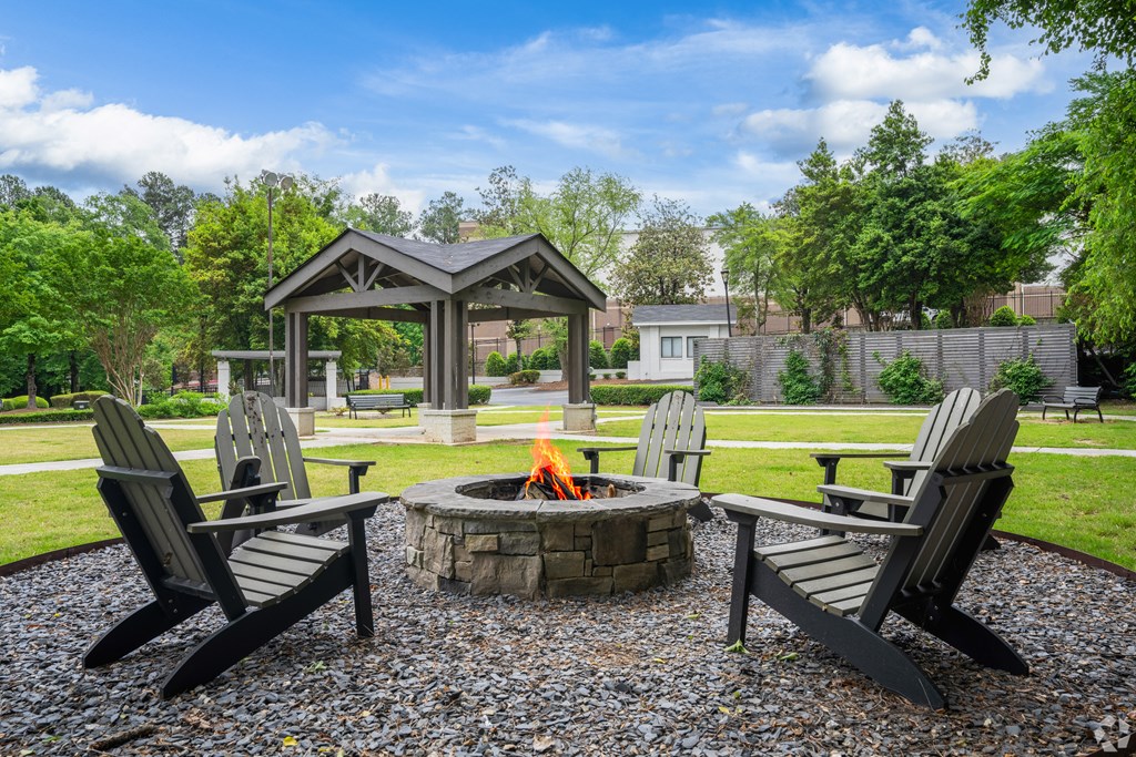 Courtyard with Fire Pit