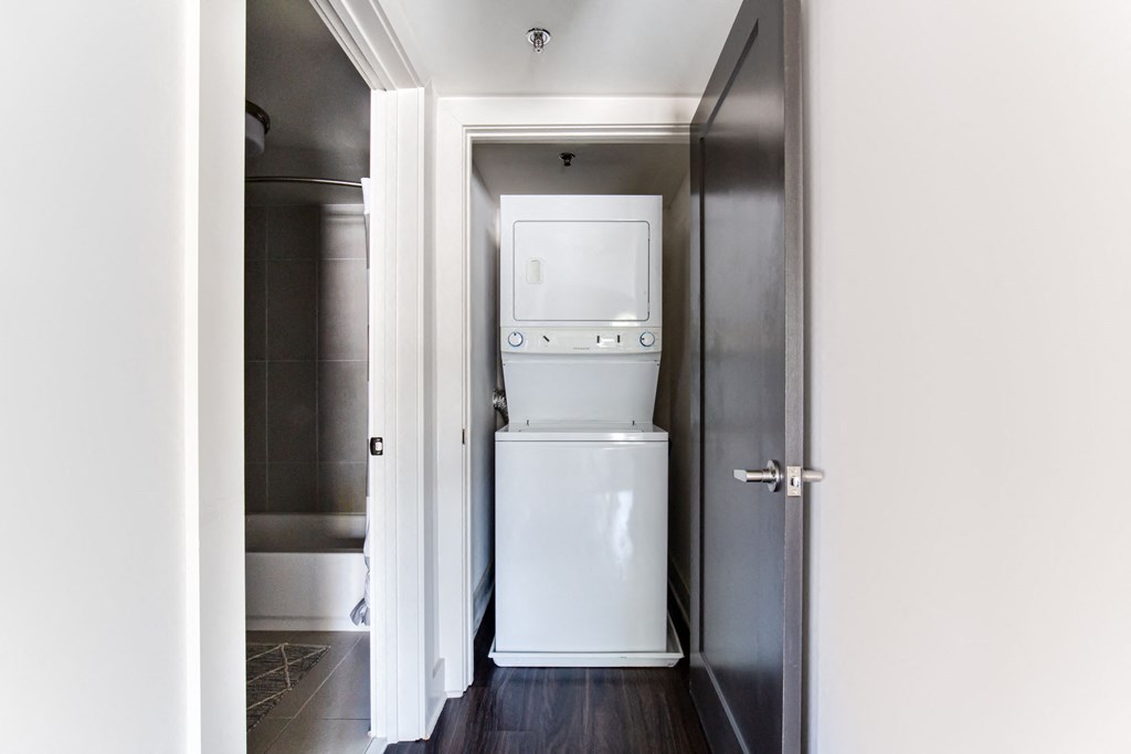 In Home Full Size Washer And Dryer at The Metro Apartments, Atlanta, Georgia