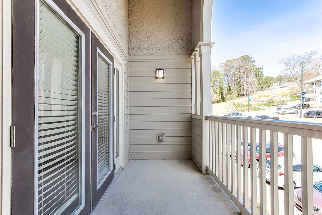 Private Apartment Balcony at The Metro Apartments, Atlanta, Georgia