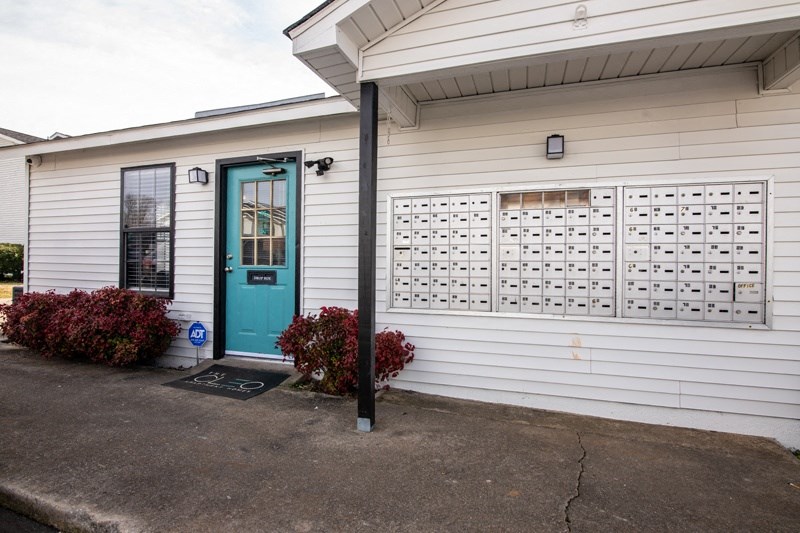 Entrance at The Cleo Apartments, Athens, Alabama