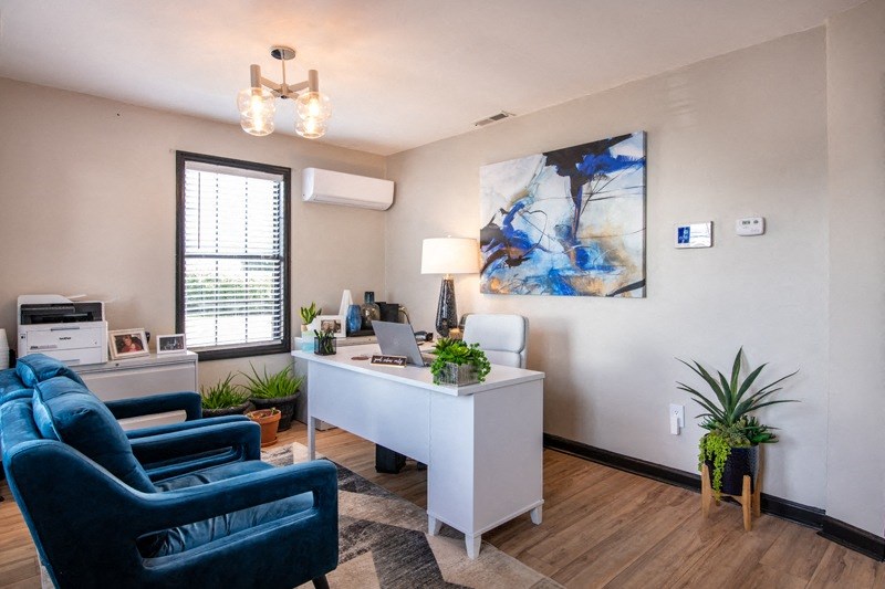 Living room  at The Cleo Apartments, Athens, 35611