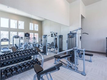 Fitness Center With Updated Equipment at Century Palm Bluff, Portland - Photo Gallery 11