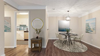 Spacious Dining Area Spacious Dining Area at Vinings RiverVue, Atlanta, GA - Photo Gallery 3