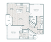 2 bedroom 2 bathroom Vancouver Floor Plan 2 bedroom 2 bathroom Vancouver Floor Plan at Century Lake Highlands, Texas