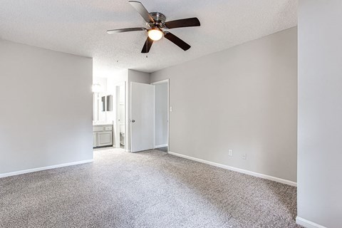 Empty bedroom at Wildcreek Apartments, Clarkston