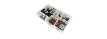 Two Bedroom, Two Bath at Aderra Apartments