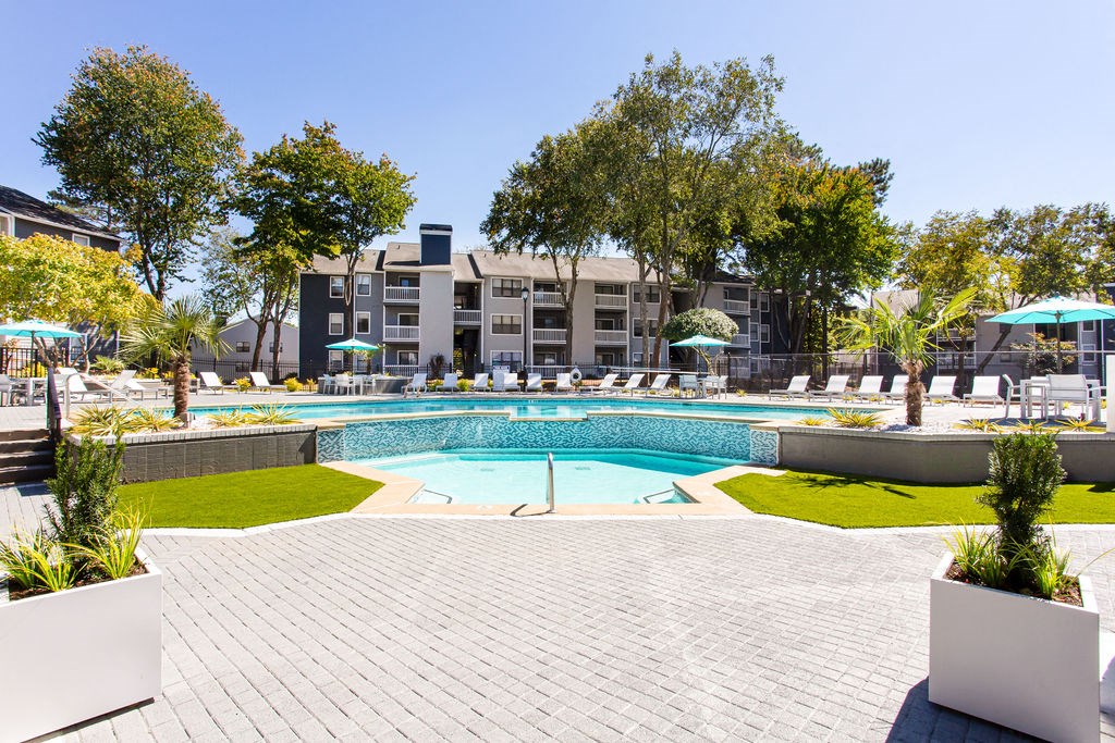 Relaxing Swimming Pool With Sundeck at Wood Terrace, Doraville, GA