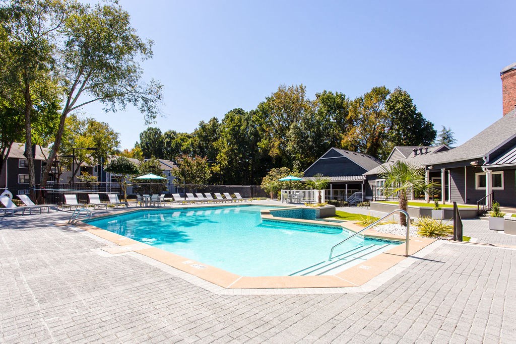 Sparkling Swimming Pool at Wood Terrace, Georgia