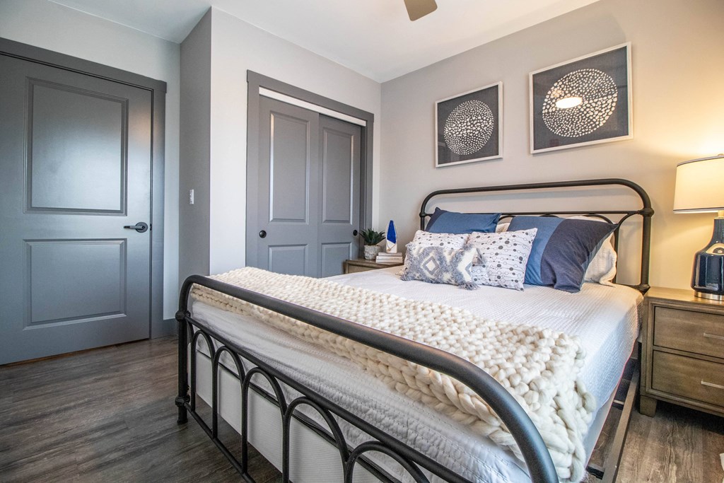 Guest Bedroomat Latitude at South Portland Apartment, Maine, 04106