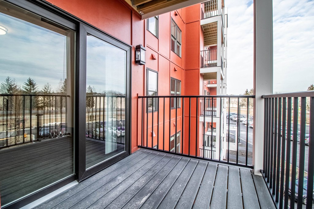 Private Balcony or Patio at Latitude at South Portland, Maine