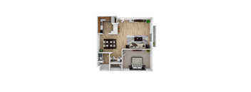 A6 Floor Plan  at Barcelo at East Cobb, Marietta GA 30067