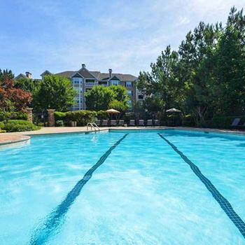 Resort-style pool with sundeck Dakota Mill Creek Buford, GA