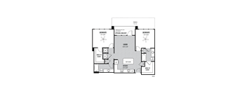Berkley Floor Plan at Marley EAV, Atlanta, 30316