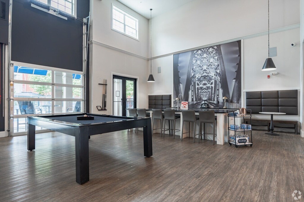 Clubhouse With Billiards Table at Century Baxter Avenue, Louisville, KY