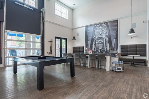 Clubhouse With Billiards Table at Century Baxter Avenue, Louisville, KY