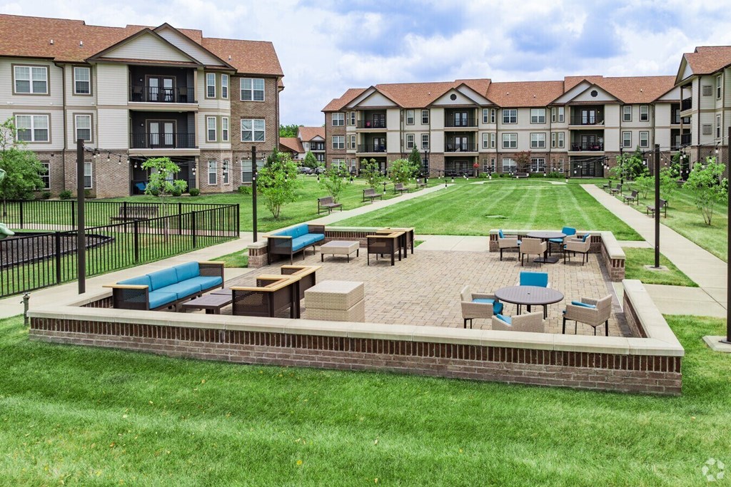 Outdoor Lounge at Century Belmont Station, Kentucky