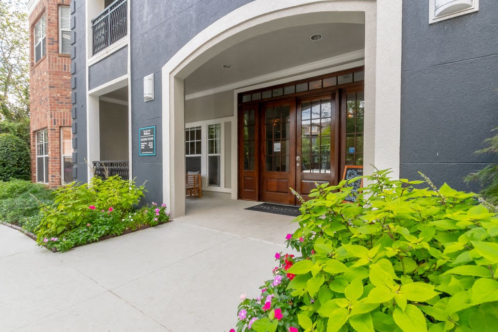 Clubhouse Entrance View at Crest at Midtown, Georgia, 30308