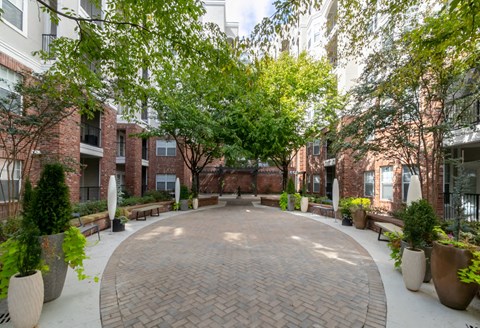 Courtyard View at Crest at Midtown, Georgia