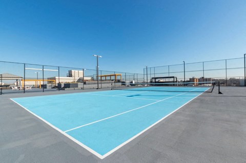 Tennis Court at Crest at Midtown, Georgia