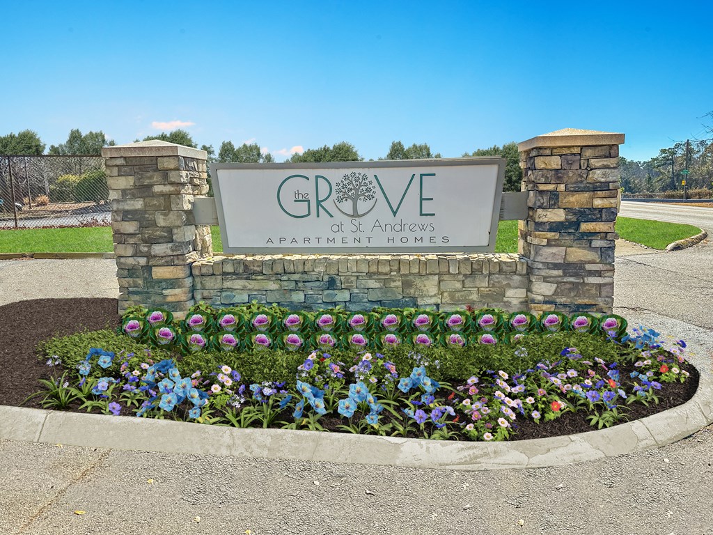 Property Signage at Grove at St. Andrews, South Carolina